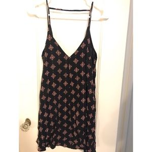 Short summer dress with open back